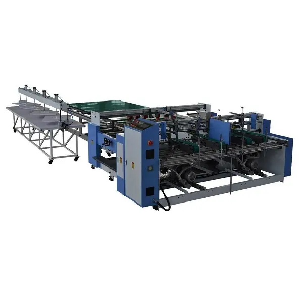 Двухсекционная машина для складывания и склеивания картонных коробок RYH-B