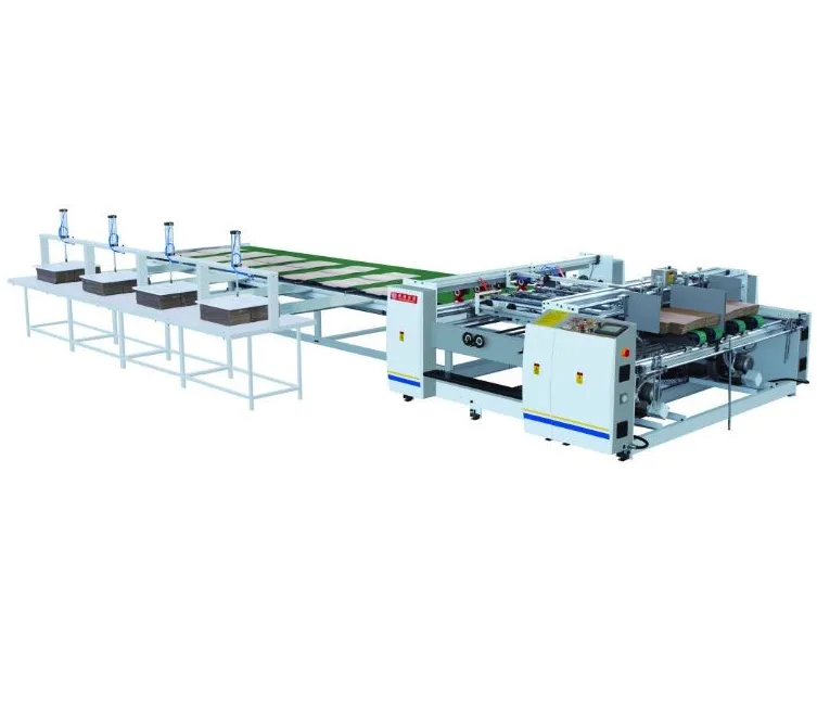 Двухсекционная машина для складывания и склеивания картонных коробок RYH-B