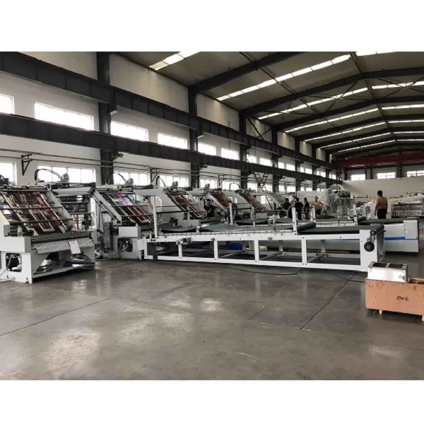 Автоматическая машина для ламинирования гофрированного картона MJBZJ-4