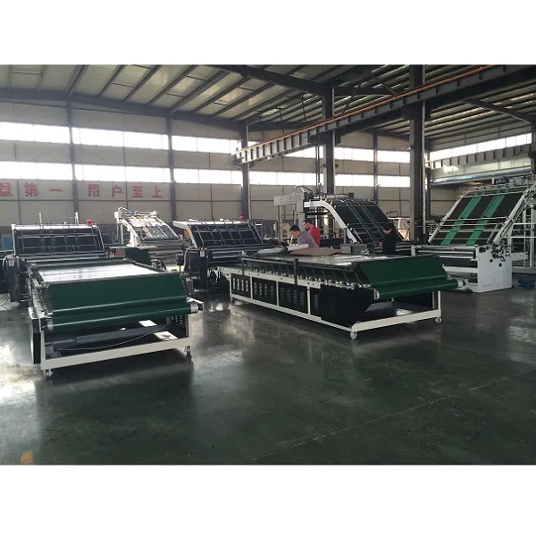 Полуавтоматическая машина для ламинирования гофрированного картона MJBZB-1