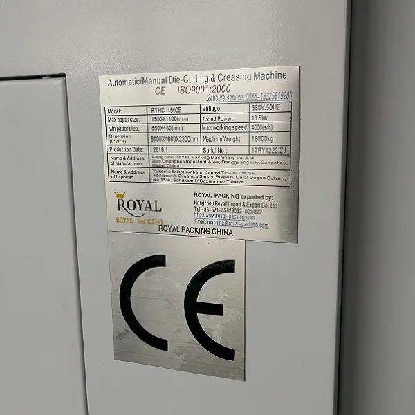 Ручная и автоматическая плоская высекальная машина RYHC-E