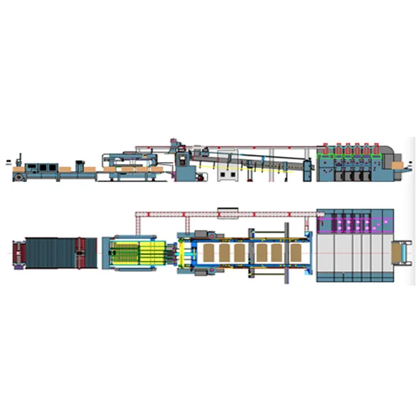 Флексографская фальцевально-склеивающая машина MJKM