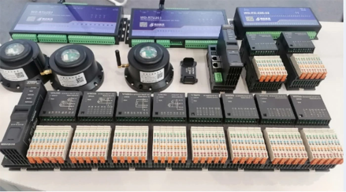 (Демонстрация новых продуктов GaoDa Technology, включая модули ввода-вывода, интеллектуальные крышки люков, RTU и т. д.)