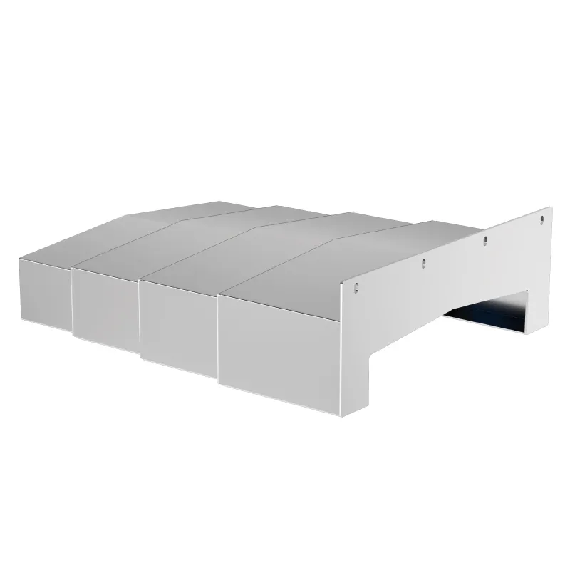 Телескопический защитный кожух из стального листа