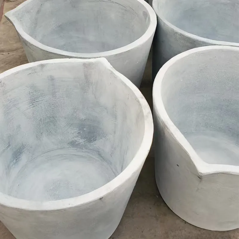 Ковш для алюминиевого расплава для машин литья под давлением