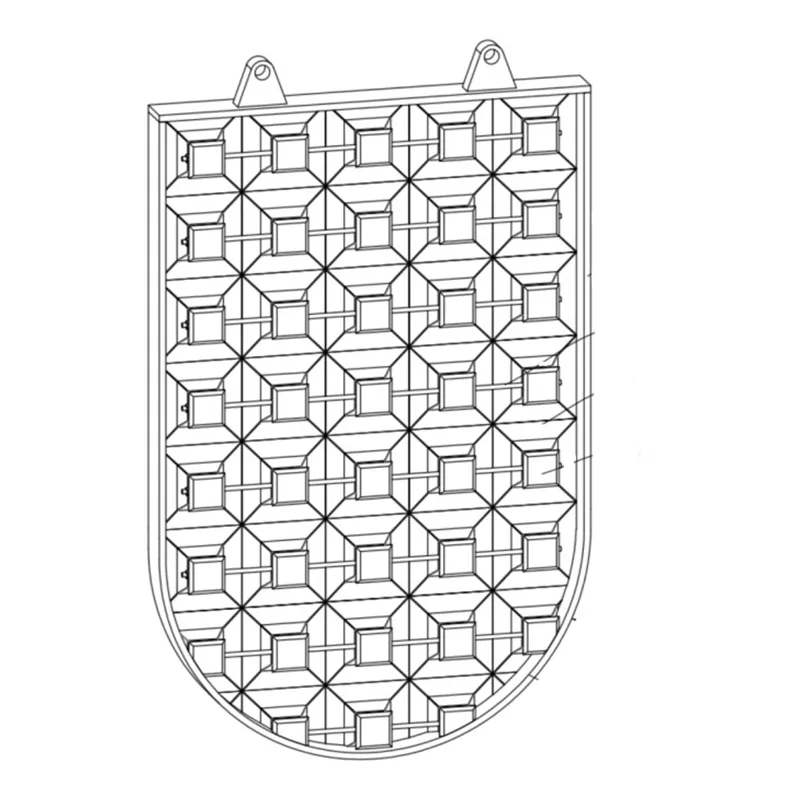 Регулировочная заслонка третичного воздуха