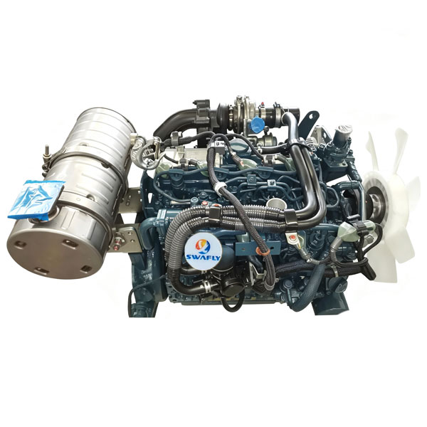 Совершенно новый дизельный двигатель марки Kubota модели V2403-CR-T в сборе