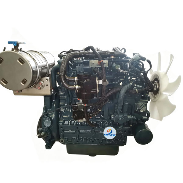 Совершенно новый дизельный двигатель марки Kubota модели V2403-CR-T в сборе