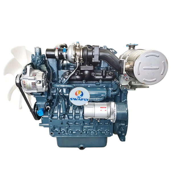 Совершенно новый дизельный двигатель марки Kubota модели V2403-CR-T в сборе