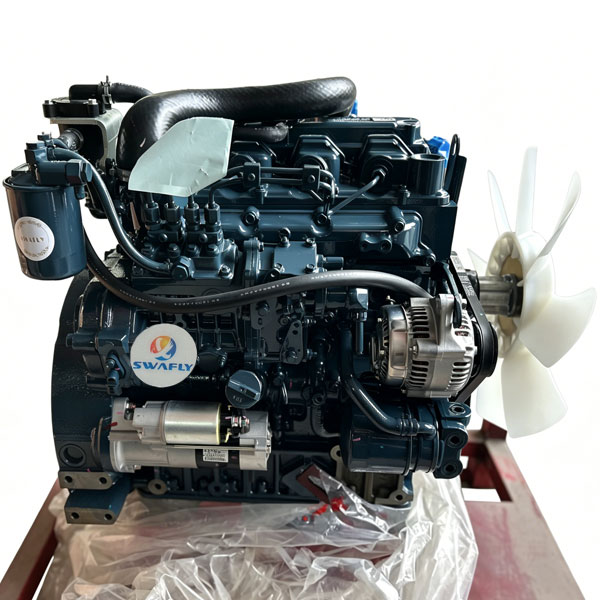 Совершенно новый дизельный двигатель марки Kubota модели V2607-T в сборе