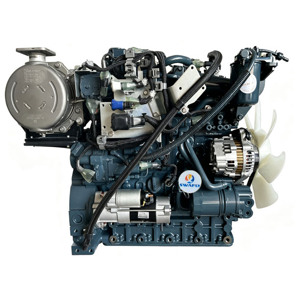Совершенно новый дизельный двигатель марки Kubota модели V3307-CR-T в сборе