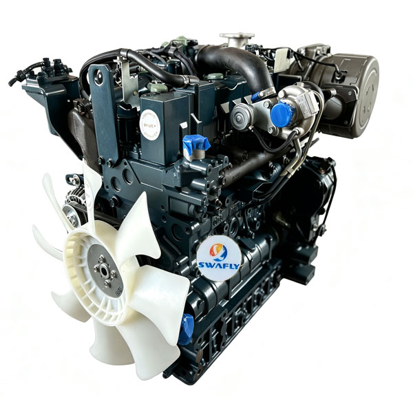 Совершенно новый дизельный двигатель марки Kubota модели V3307-CR-T в сборе
