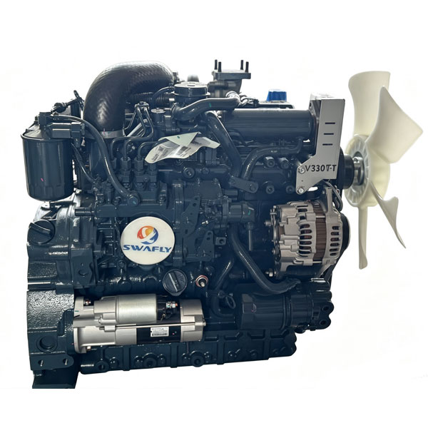 Совершенно новый дизельный двигатель марки Kubota модели V3307-T в сборе
