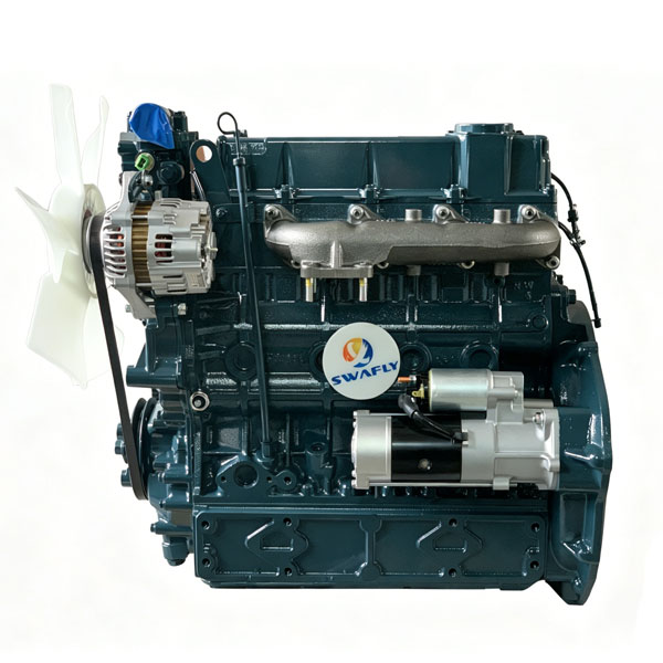 Совершенно новый дизельный двигатель марки Kubota модели V3600 в сборе