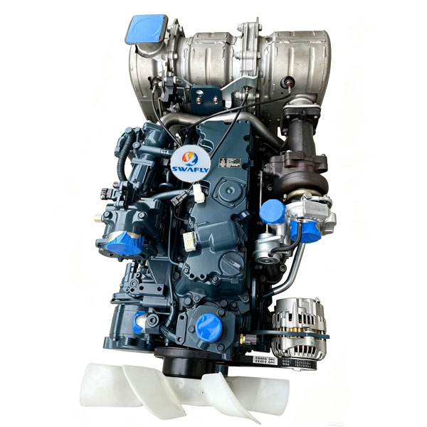 Совершенно новый дизельный двигатель марки Kubota модели V3800-CR-T в сборе