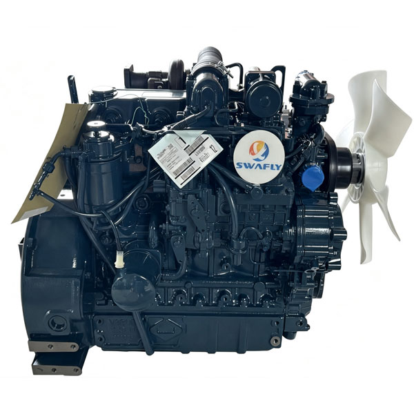 Совершенно новый дизельный двигатель марки Kubota модели V3800-T в сборе