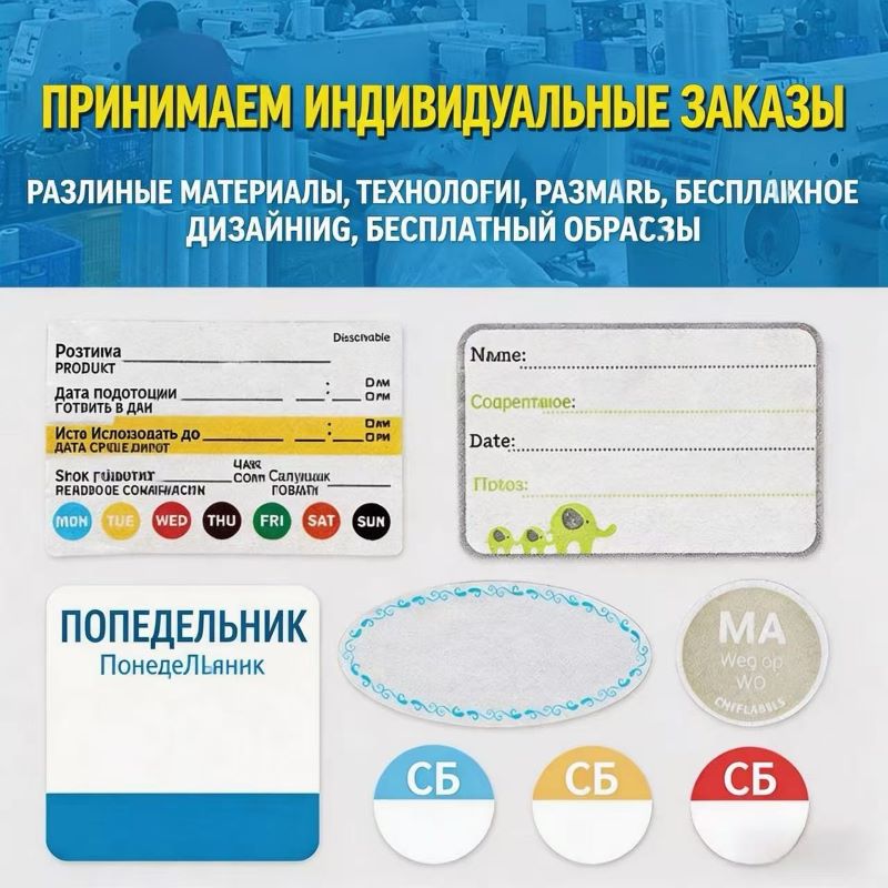 Водорастворимые этикетки