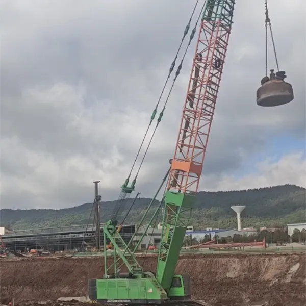 BTM2600HD-RDC Восстановленная интеллектуальная гибридная машина динамического уплотнения с неотцепляемым молотом