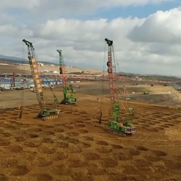 BTM600HD-RDC Восстановленная интеллектуальная гибридная машина динамического уплотнения с неотцепляемым молотом