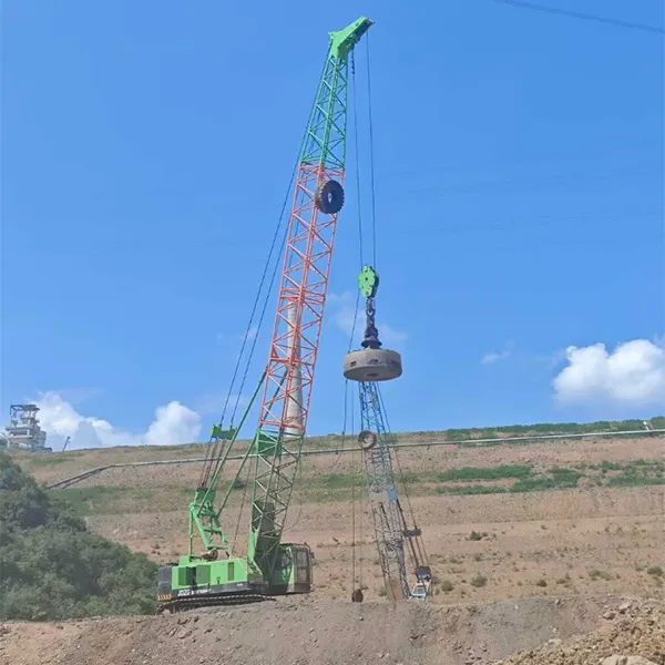 BTM600HD-RDC Восстановленная интеллектуальная гибридная машина динамического уплотнения с неотцепляемым молотом