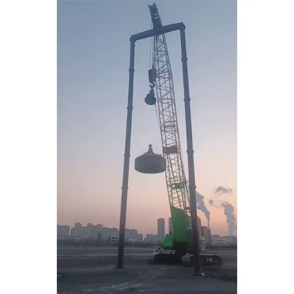 BTM900HD-RDC Восстановленная интеллектуальная гибридная машина динамического уплотнения с неотцепляемым молотом