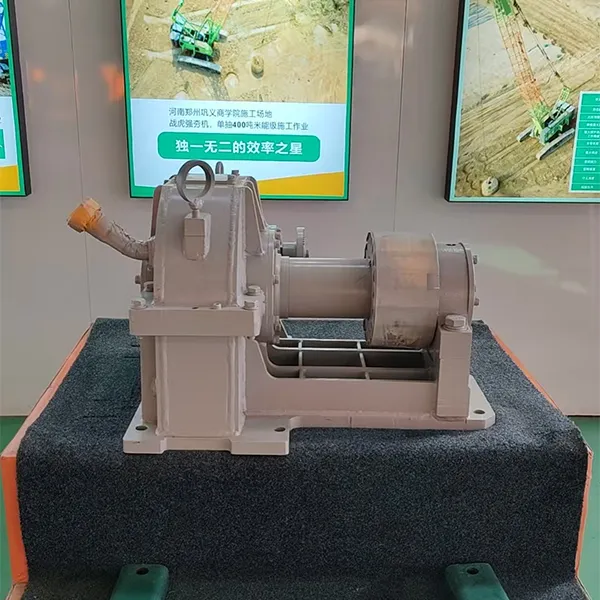 Редуктор поддерживающего типа для тяжёлой лебёдки