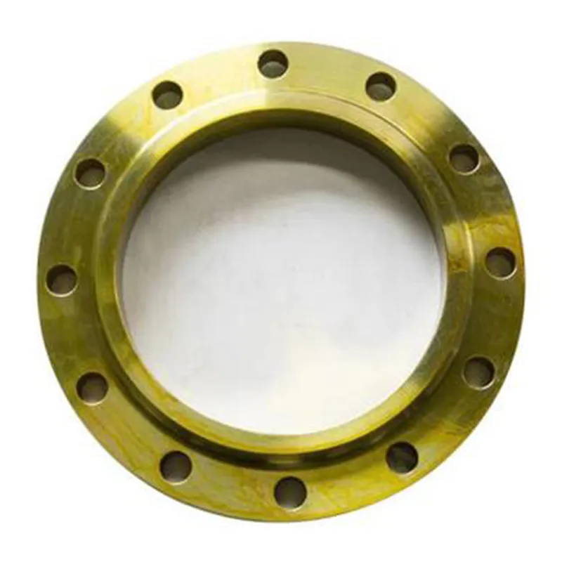 Фланец с жёлтым покрытием