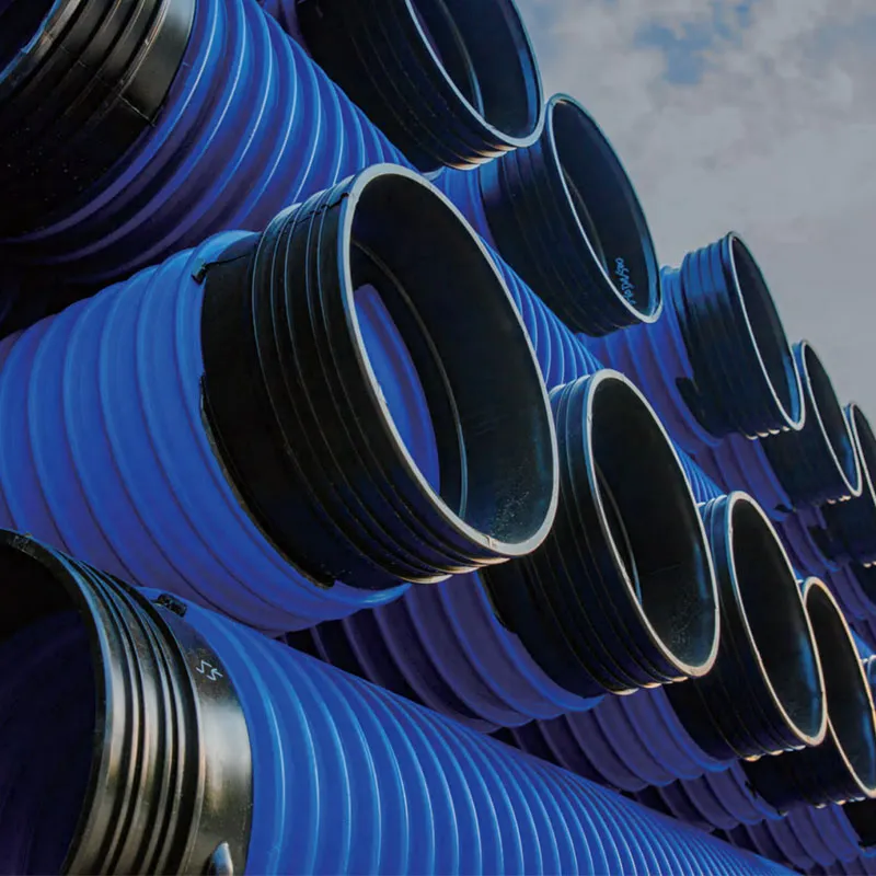 Армированная полиэтиленовая (ПЭ) композитная труба для водоотведения