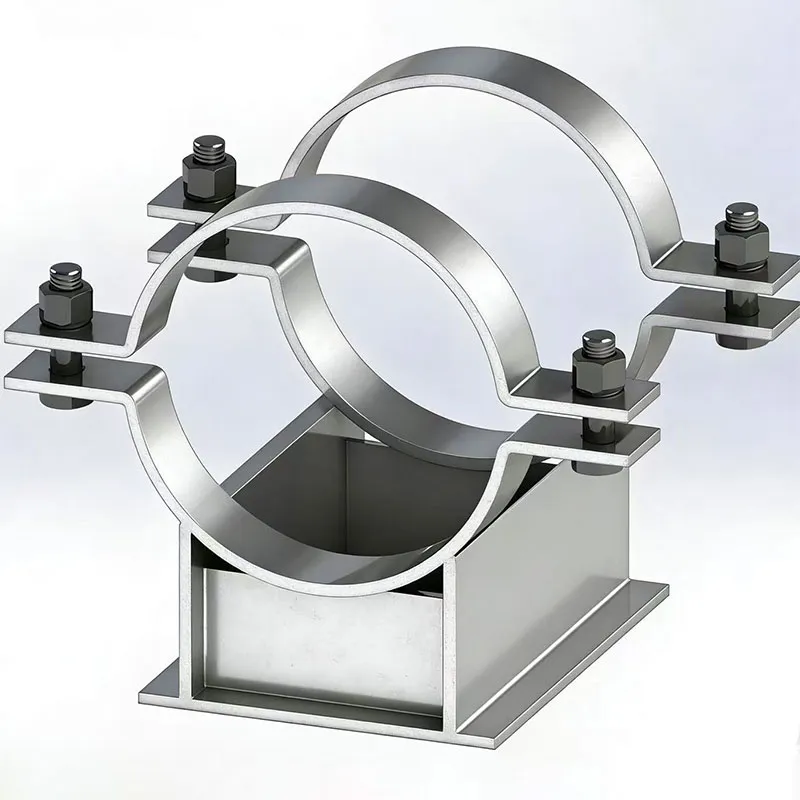 Обычная трубная опора