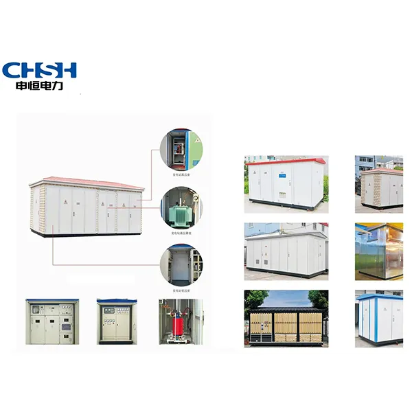 YB-пирата -12/0.4(F·R) открытая предварительная подстанция (Европа)