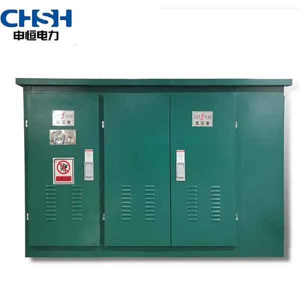 ZGS 12/0.4 предварительно загруженная закрытая подстанция (американский вариант)(Концевой тип и Кольцевой Тип)
