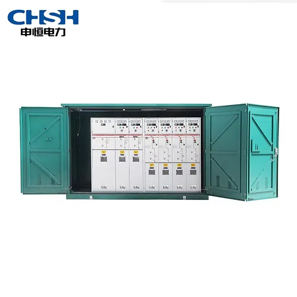 ZGS 12/0.4 предварительно загруженная закрытая подстанция (американский вариант)(Концевой тип и Кольцевой Тип)