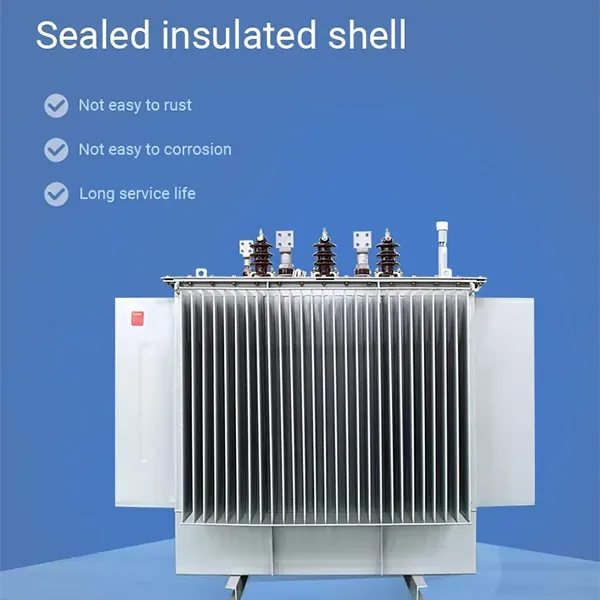 Масляный трансформатор типа S11-M, 20-10 кВ, с негорючим жидким диэлектриком