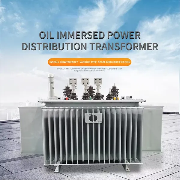 Масляный трансформатор типа S11-M, 20-10 кВ, с негорючим жидким диэлектриком