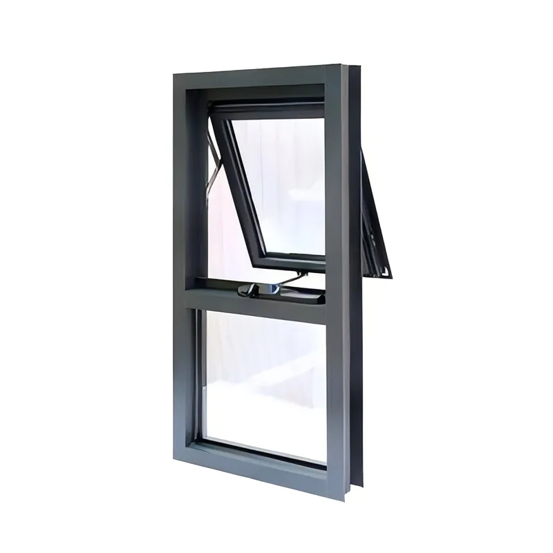 Алюминиевые окна с ручным управлением