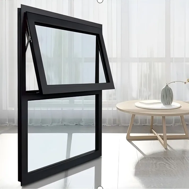 Алюминиевые окна с терморазрывом и поворотным открыванием