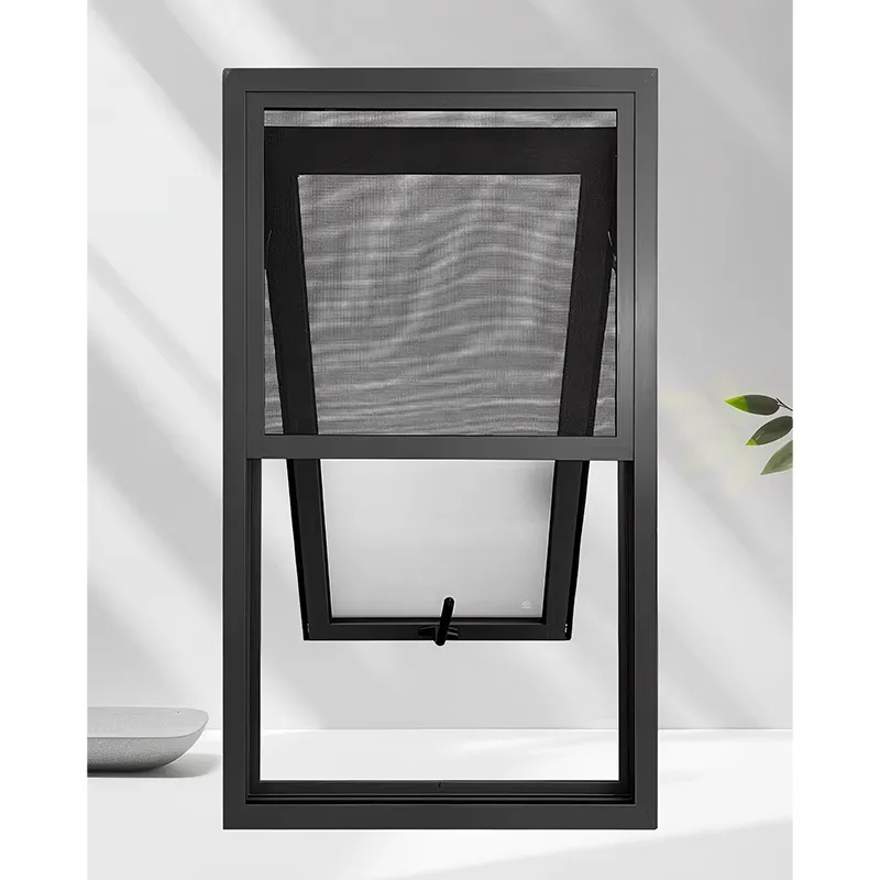 Алюминиевые окна с терморазрывом и поворотным открыванием