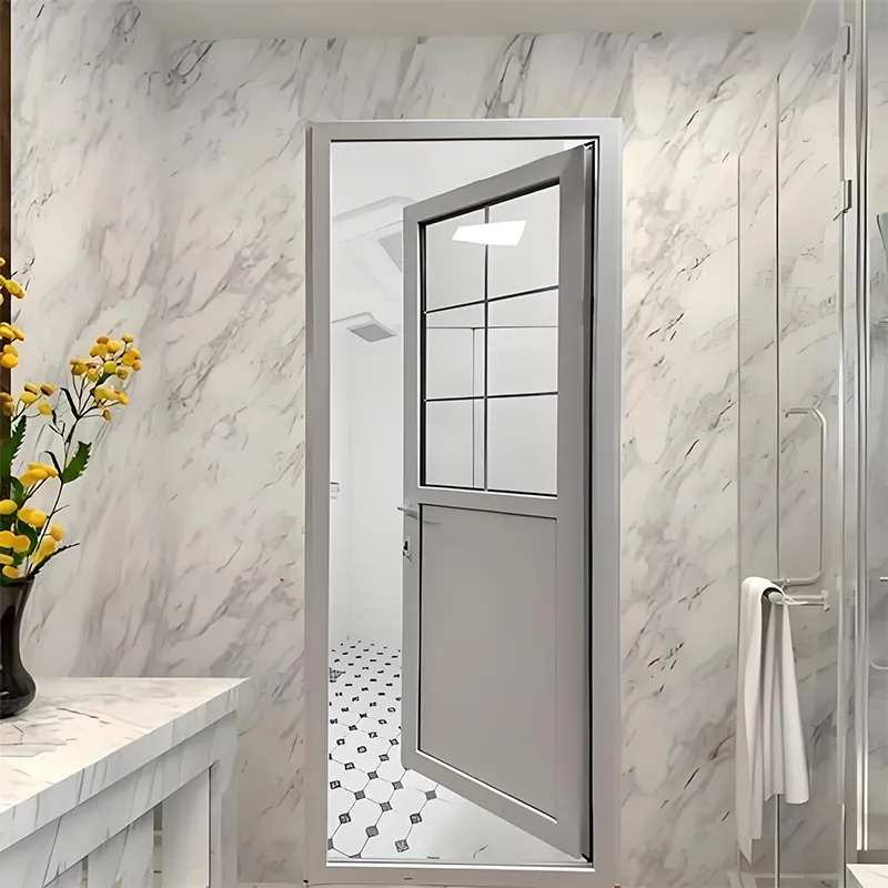 Металлопластиковые распашные двери