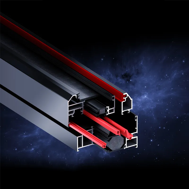 Двухстворчатые системные заподлицо антимоскитные поворотные алюминиевые окна с терморазрывом и открыванием внутрь