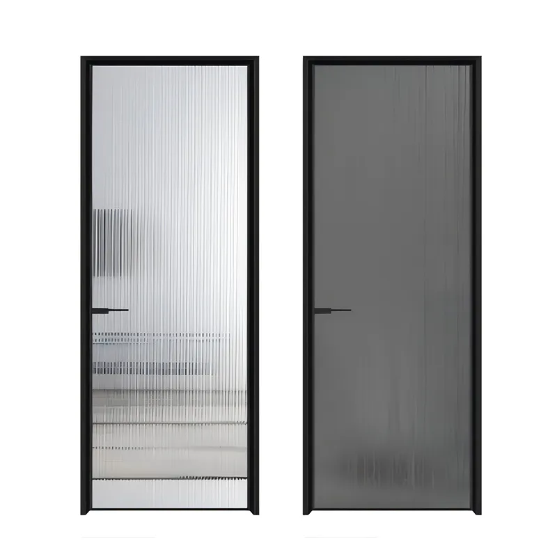 Титано-магниевые ультраузкие поворотные двери