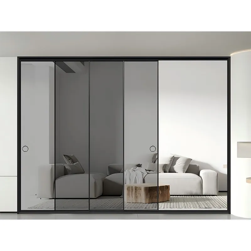 Титано-магниевые ультраузкие раздвижные двери