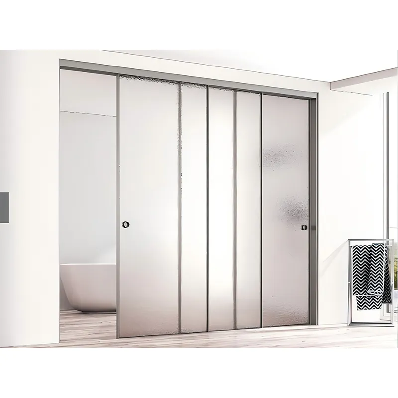 Титано-магниевые ультраузкие раздвижные двери