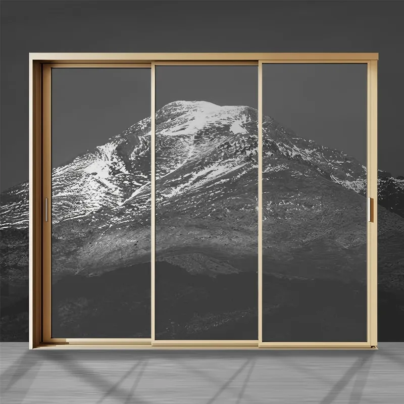 Титано-магниевые ультраузкие раздвижные двери