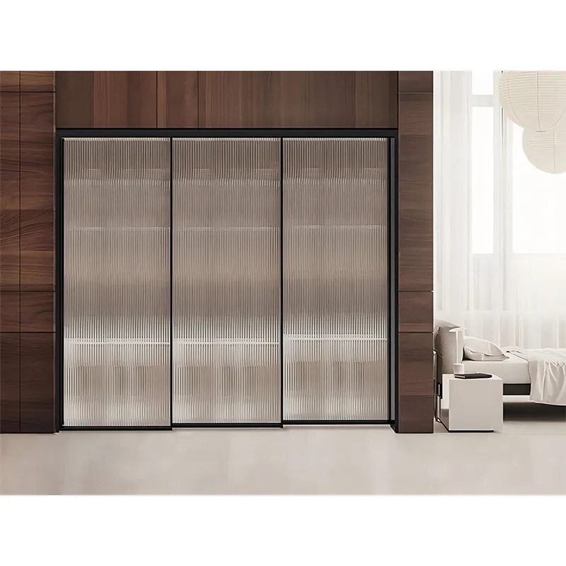 Титано-магниевые ультраузкие раздвижные двери