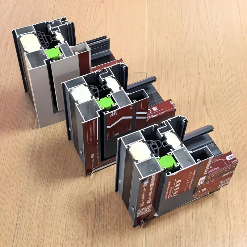 Ультраузкие системные заподлицо бесшумные поворотные алюминиевые окна с терморазрывом