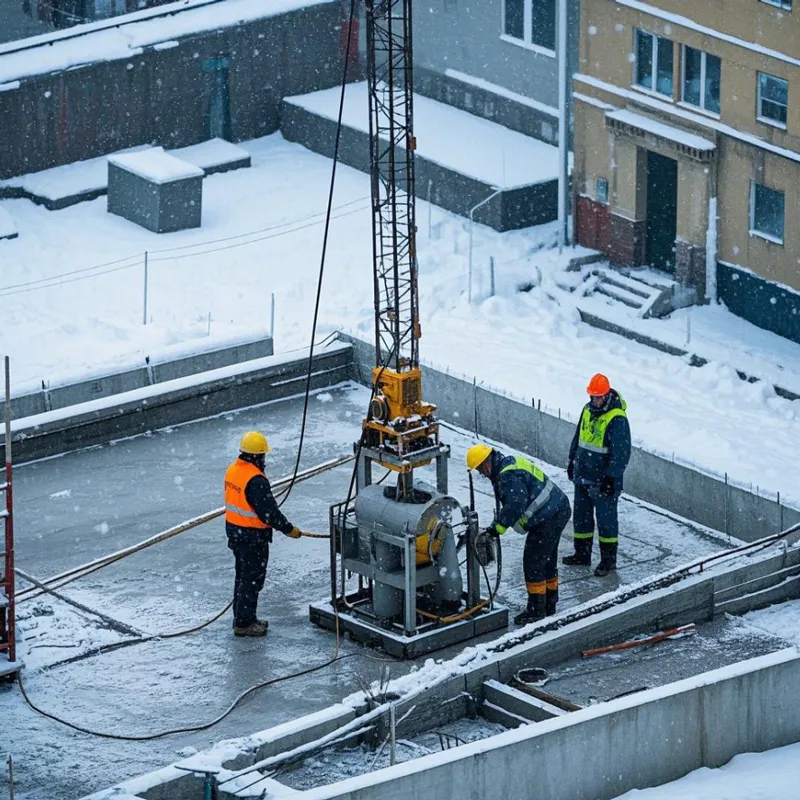 Руководство по зимнему ши Кайчэн в провинции Хэнань: добавление поликарбоновой кислоты, качество сопровождения бетона « зимовка »