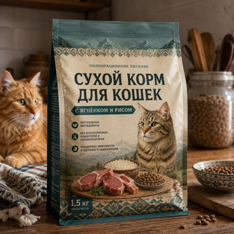 Восьмиугольный герметичный пакет с плоским дном