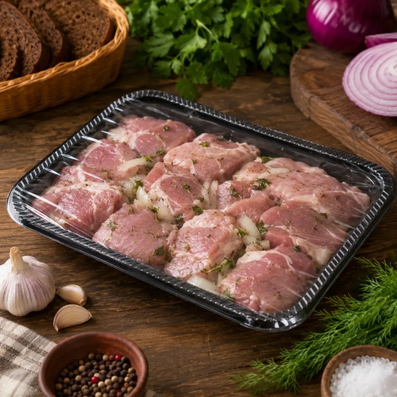 Лотки для свежих продуктов из rPET