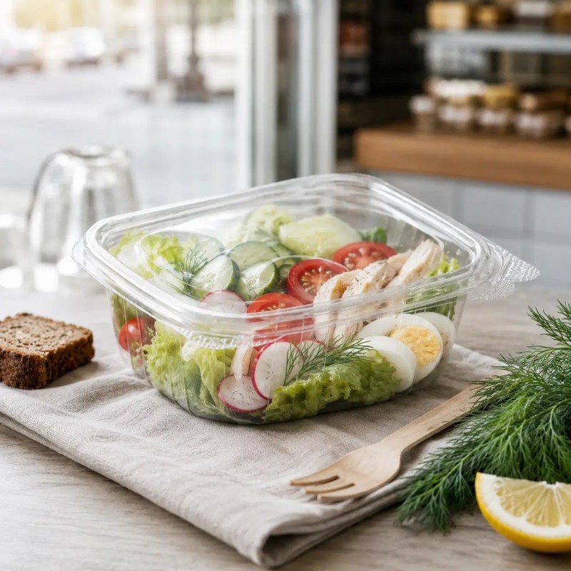Прозрачные ПЭТ-контейнеры для продуктов питания
