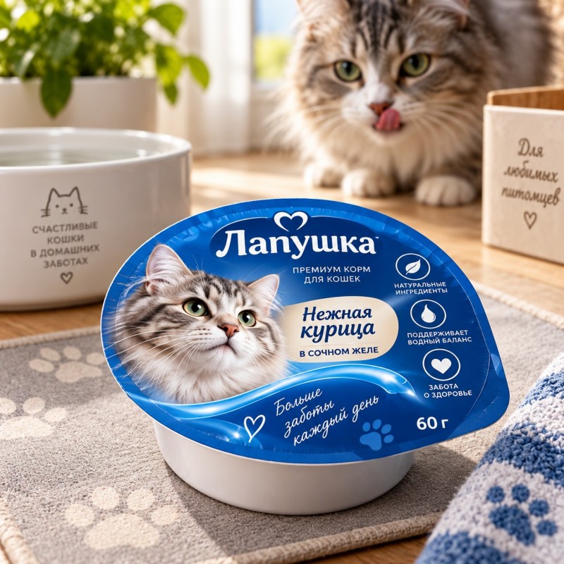 Стаканчик/пластиковая коробка для домашних животных